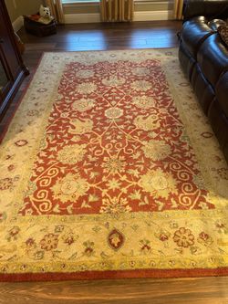 Safavieh Antiquity Collection 100% Wool Rug 6' x 9 6X9 Traditional Floral Area Rug Wool