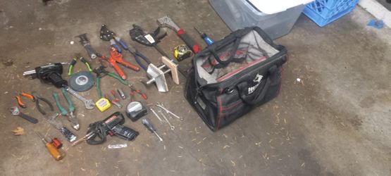 Tool Bag full of tools*Just Added More Tools*OVERFLOWING!!