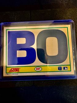 BO JACKSON ICONIC raiders/royals MLB-NFL  Card.