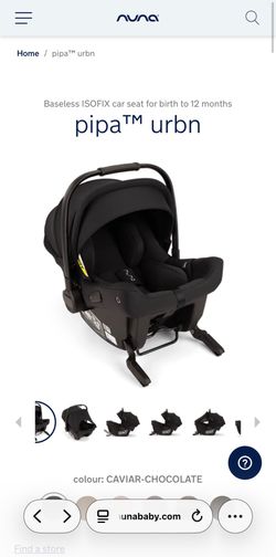 Nuna pipa urban infant car seat