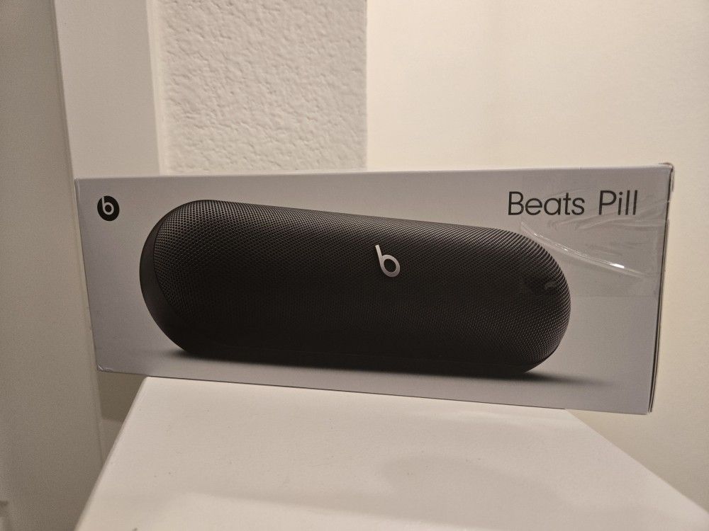Beats Pill - Wireless Bluetooth Speaker with AppleCare+  - Matte Black