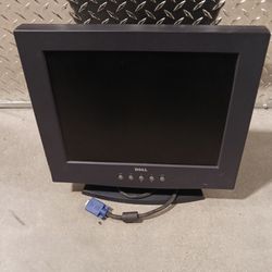 Dell 15" LCD Monitor Display 
