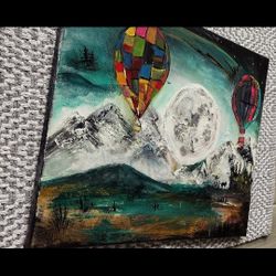 16x20 Acrylic Canvas Art Painting Wall Decor 