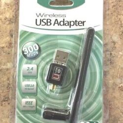 WIFI WIRELESS FOR PC COMPUTER DESKTOP OR LAPTOP 300 MBS make any pc wireless
