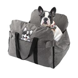 ) Dog Car Seat for Small/Medium Dogs.Water Repellent with Storage Pockets.Doubles as a Pet Travel Bed for Dogs Up to 40 lbs. Machine Washable Dog Carr