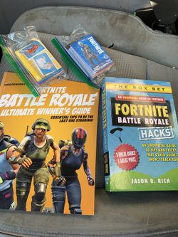 Fortnite books and cards