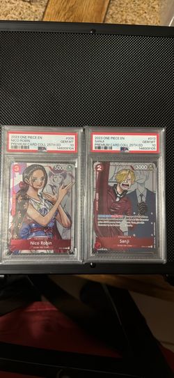 25th Anniversary Sanji and Robin psa10 promos