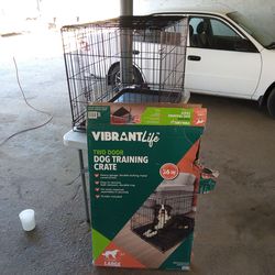 36" dog training crate