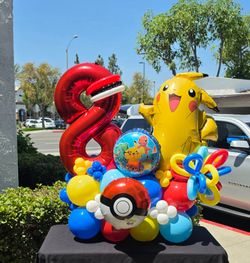 Pokemon balloon bouquet
