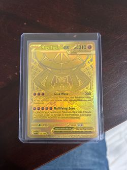 Gold Mega Zygarde EX ( Pokemon Perfect order CHASE