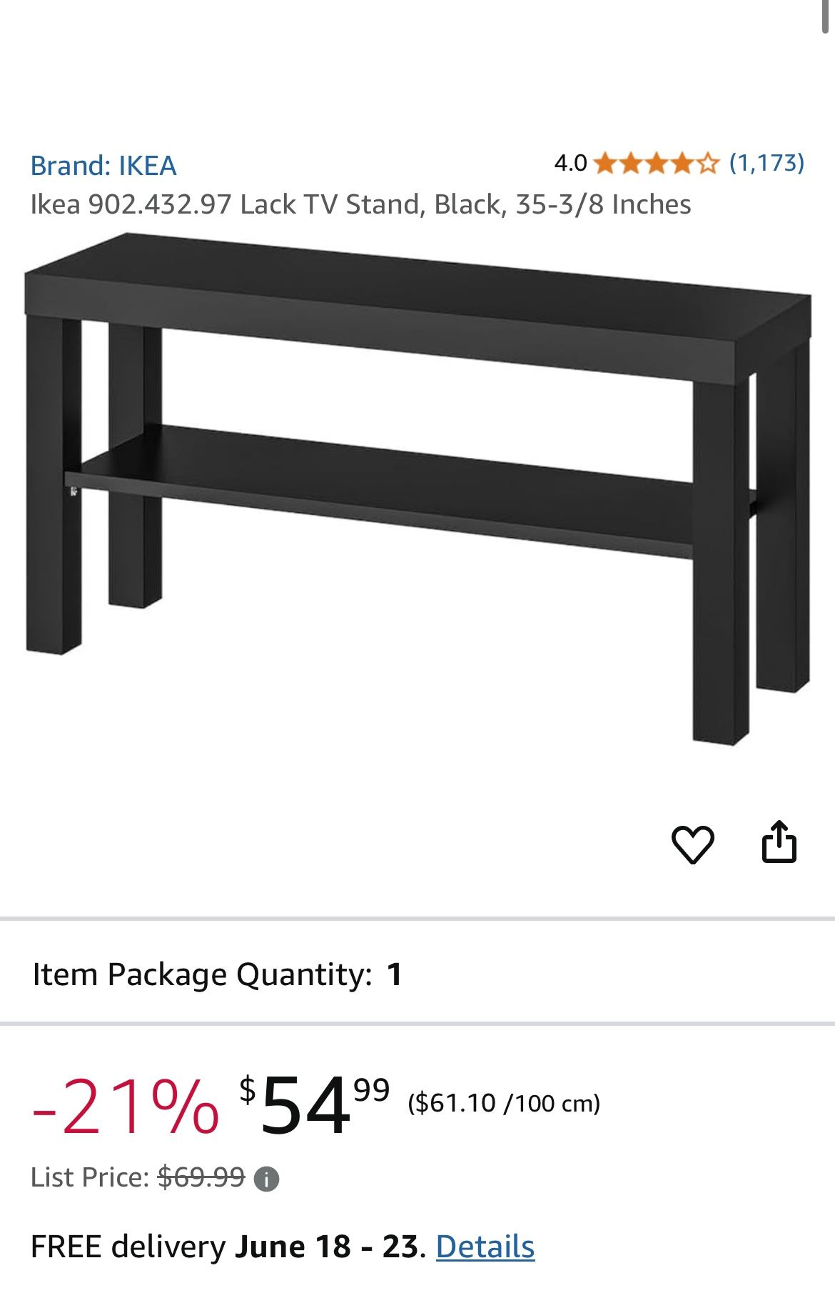 Small Lack Table
