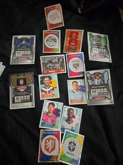 Fifa world cup stickers and cards