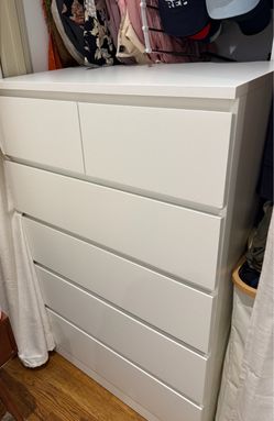 IKEA MALM 6 drawer dresser (not the recalled version)