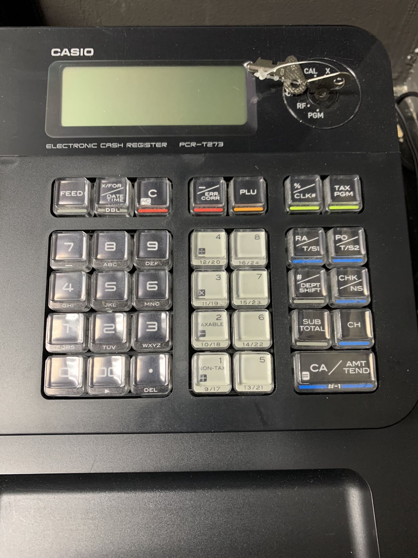 Casio Electronic Thermal Printer Cash Register PCRT273 for Sale in