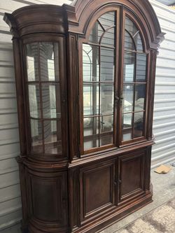 Antique Oversized china cabinet