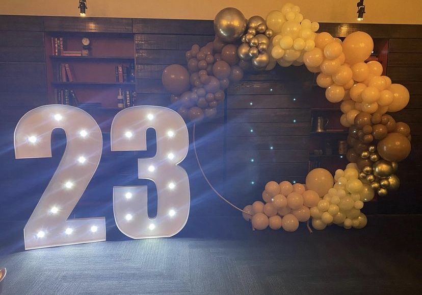 Balloons & Numbers Decorations