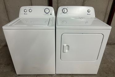 Amana washer and dryer set