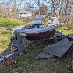 1975 Ouachita Contender 16 Evinrude 50 