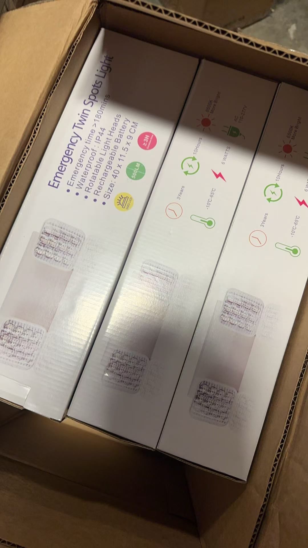 11 Pack LED Emergency Light Fixture