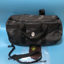 Bape Black Camo Travel Bag