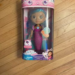 Brand New Gabby’s Dollhouse From The Movie, Singing And Shine Mermaid Can Go In Water