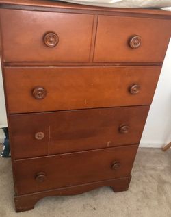 Antique maple dresser