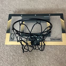 Spalding NBA Slam Jam Over-the-Door Black & Gold Edition