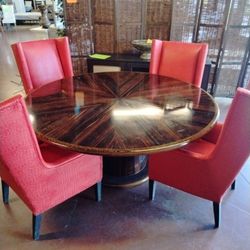 Chevy 2-in Round Table For Wingback Chairs Normally $7,200
