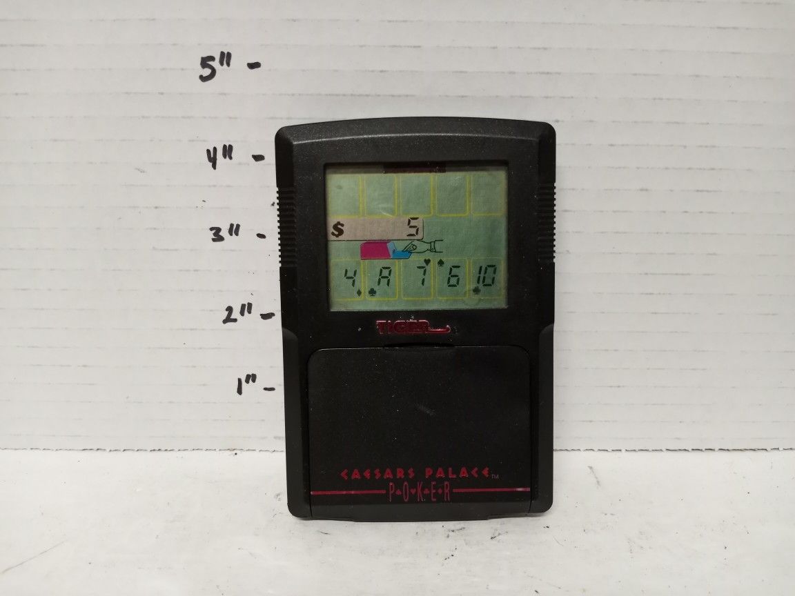 Vintage Tiger Electronics Ceasars Palace Poker Game