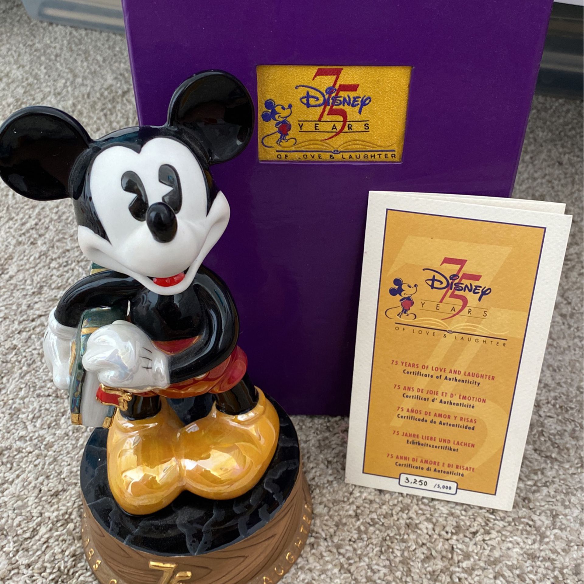 Disney 75 Years Mickey Mouse