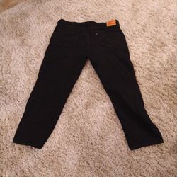 Levi's Men's Black Jeans Size 40x30