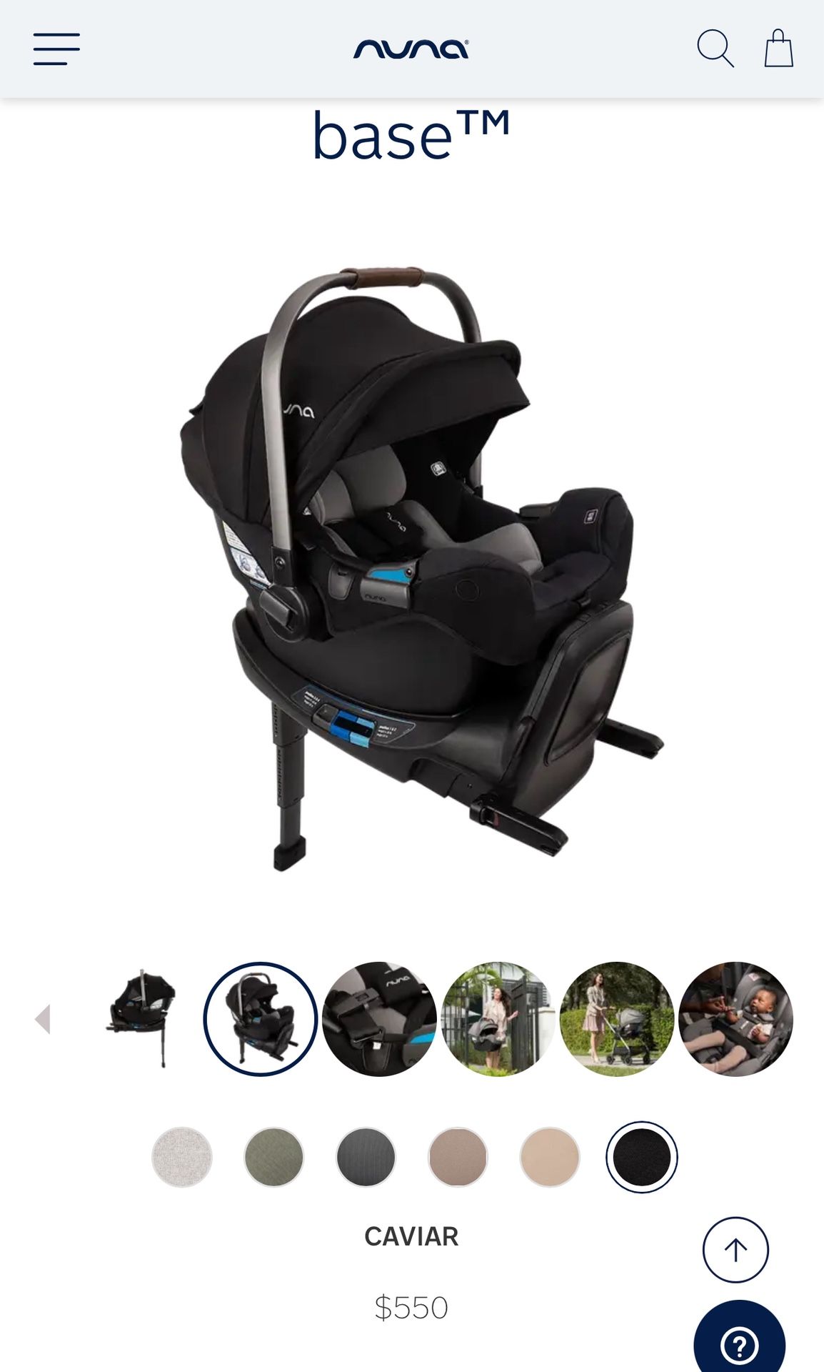 Nuna Car Seat And Base