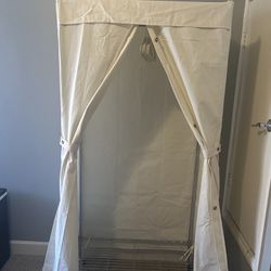 Rolling Closet With Cover
