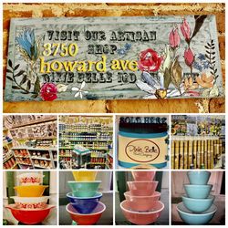 Artisan and Vintage Sale IOD Dixie Belle paint Pyrex