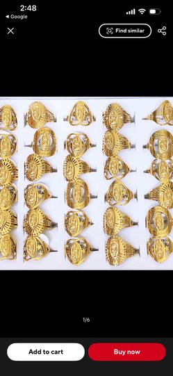 36Pcs/lot Catholicism Virgin Mary design Rhinestone Stainless Steel Ring Religio