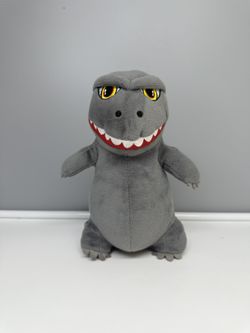 Soft Gray Godzilla Plush 8”