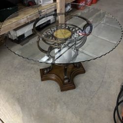 Glass Kitchen Table 
