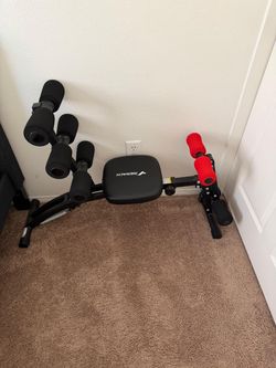 Abdominal, leg, and arm machine