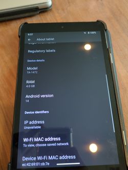 Nokia T10 Tablet w/ magnetic case
