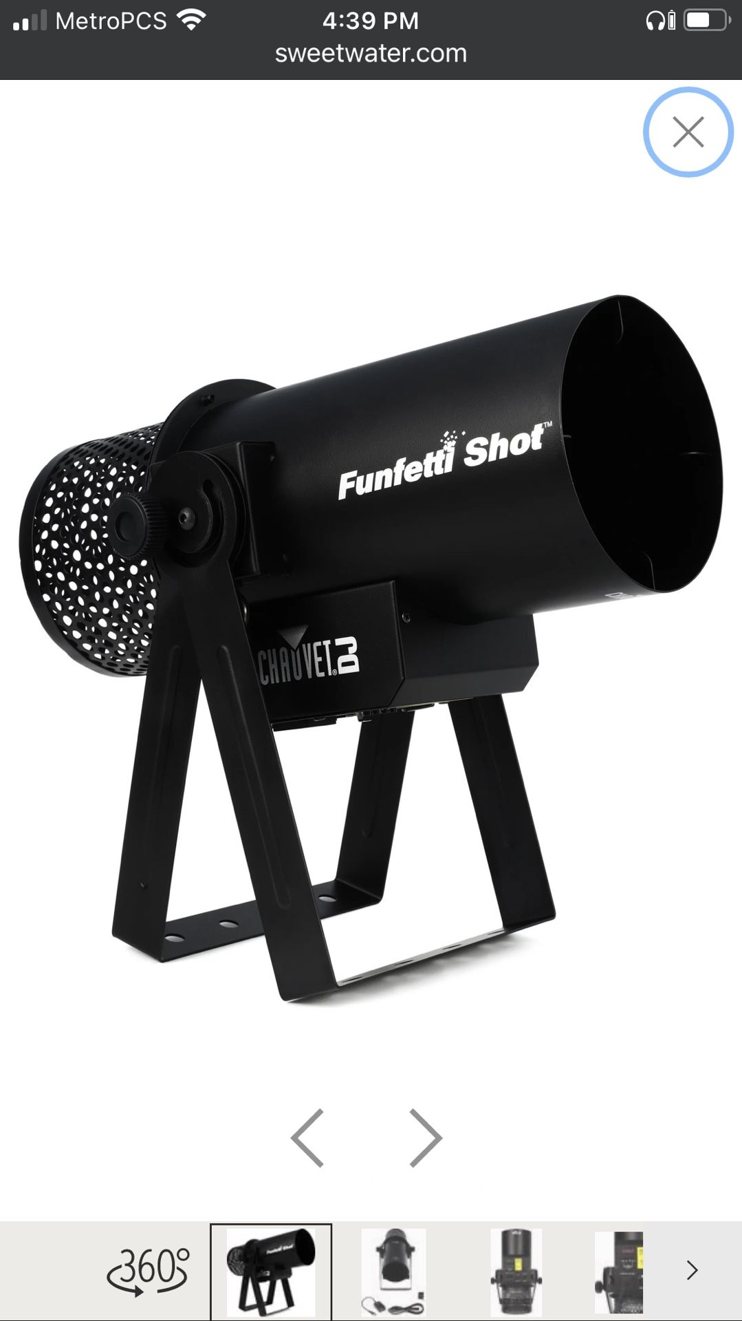 Chauvet DJ Funfetti Shot