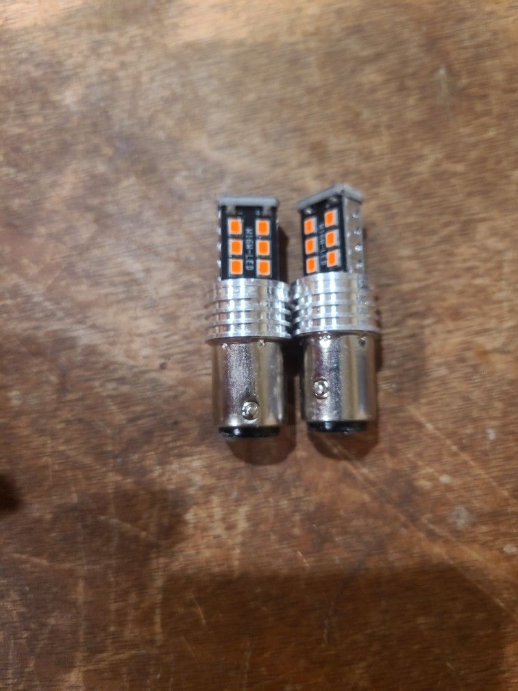 Brand New Strobe Blinking Flashing 1157 Red Led Brake Light Bulb 