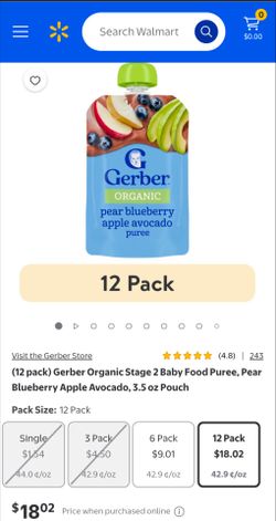 24 Baby Food Pouches