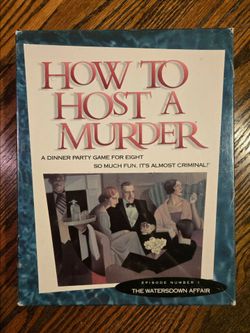 How to Host a Murder Episode Number 1: "The Watersdown Affair" Adult Dinner Party Game