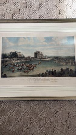 Doncaster Races Print 34 x 24 Inches