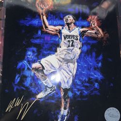 Authentic Andrew Wiggins autographed photo
