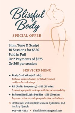 CAVITATION SPECIAL FOR HOLIDAYS