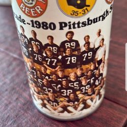 🔥Iron city beer can 1980 STEELERS COLLECTABLE