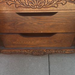 Bedroom set solid wood