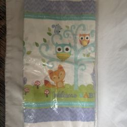 Owl Themed Plastic Table Cover