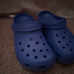 Blue crocs